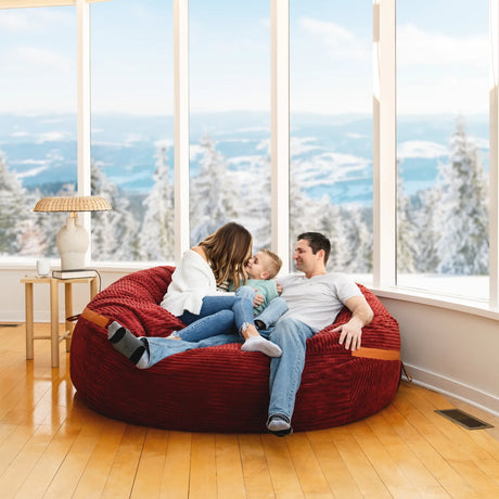 Fuf 7Ft Oversized Foam Bean Bag-foam filled-Parc Decor