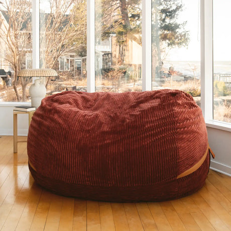 Fuf 7Ft Oversized Foam Bean Bag-foam filled-Parc Decor