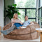 Fuf® 7Ft Oversized Foam Bean Bag-foam filled-Parc Decor