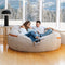 Fuf® 7Ft Oversized Foam Bean Bag-foam filled-Parc Decor