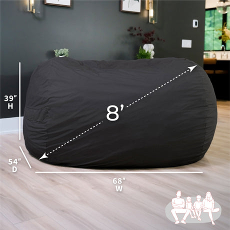 Fuf® 8Ft Giant Bean Bag