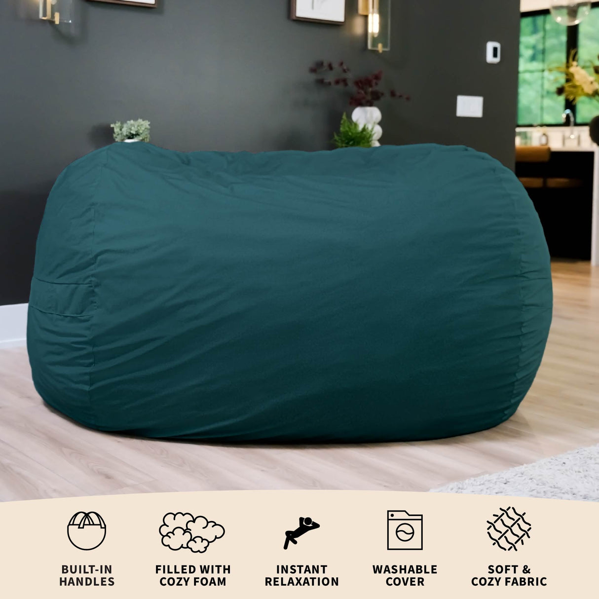 Fuf® 8Ft Giant Bean Bag