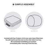 Fuf® 8Ft Giant Bean Bag