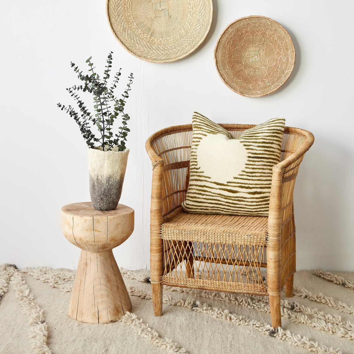 Full Moon Throw Pillow-Throw Pillows & Blankets-Parc Decor