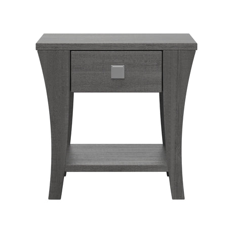 Furniture of America Amity End Table, Gray