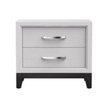 Furniture of America Lucien Modern Wood Nightstand with 2 Drawers