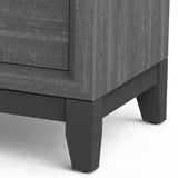 Furniture of America Lucien Modern Wood Nightstand with 2 Drawers
