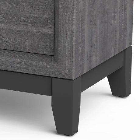 Furniture of America Lucien Modern Wood Nightstand with 2 Drawers