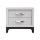 Furniture of America Lucien Modern Wood Nightstand with 2 Drawers-床头柜-Parc Decor