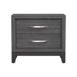 Furniture of America Lucien Modern Wood Nightstand with 2 Drawers-床头柜-Parc Decor