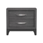 Furniture of America Lucien Modern Wood Nightstand with 2 Drawers