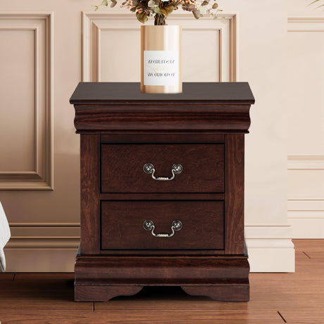 Furniture of America Night Stand Louis Philippe-床头柜-Parc Decor