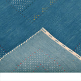 Gabbeh Design Hand Loomed Wool Area Rug