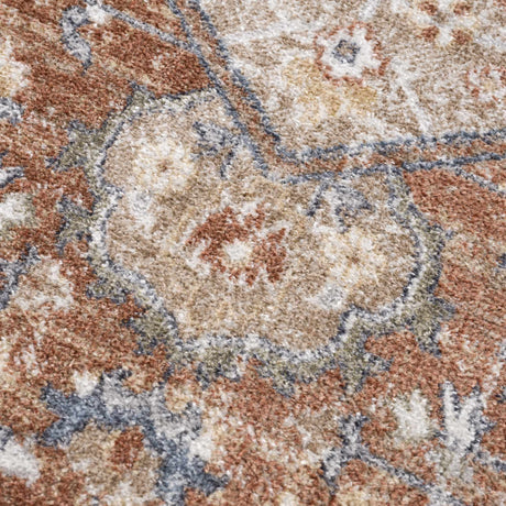 Gael Rust Boutique Washable Rug-Rugs-Parc Decor