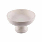 Gala Natural Marble Pedestal Bowl-marble fruit bowl-Parc Decor