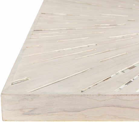 Garnet White Mosaic Starburst Wall Art-Decor-Parc Decor