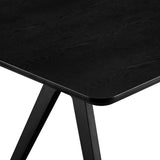 Garret 60" Modern Industrial Veneer and Metal Dining Table-Dining / Kitchen-Parc Decor