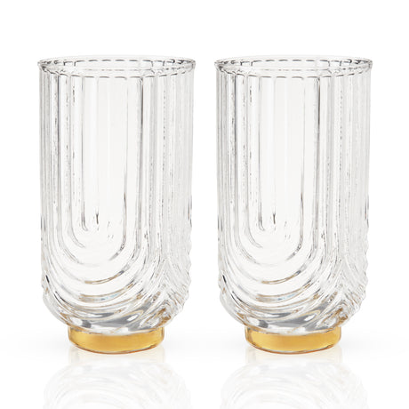 Gatsby Highball Glasses Set of 2