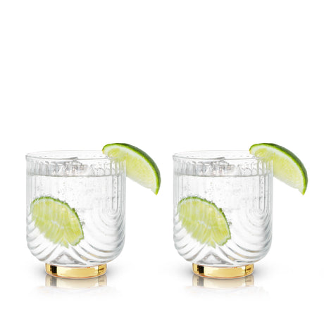 Gatsby Tumblers Set of 2-product_type::stemless_cocktail_glasses-Parc Decor