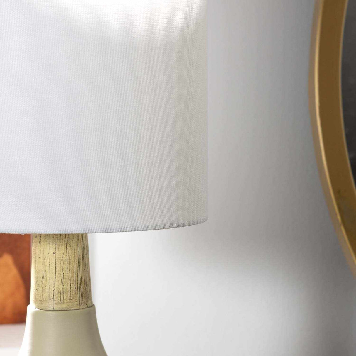 Gattaran Ivory & White Table Lamp-Lighting-Parc Decor