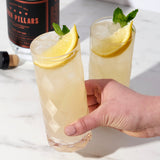 Gem Crystal Highball Glasses Set of 2-product_type::stemless_cocktail_glasses-Parc Decor