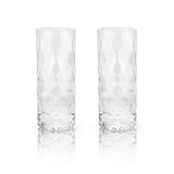 Gem Crystal Highball Glasses Set of 2-product_type::stemless_cocktail_glasses-Parc Decor