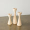 Geo Tealight Wooden Candle Holder White, Black, Natural-Décor-Parc Decor