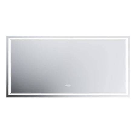 GlareGuard Anti-Fog Bathroom Dimmable Led Mirror Backlit Illuminated Mirror Touch Switch