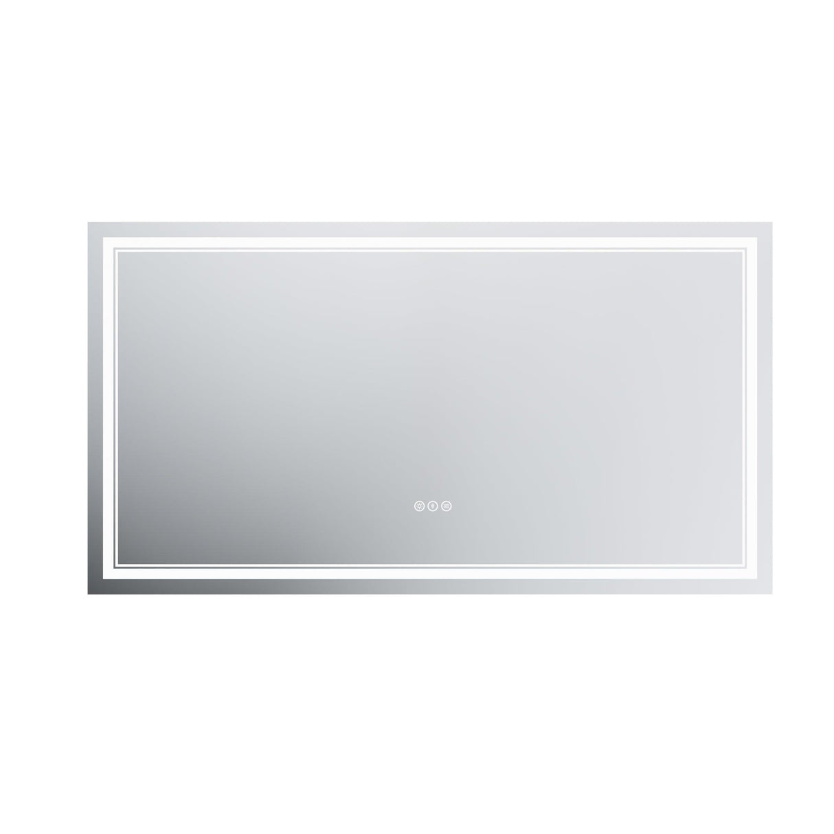 GlareGuard Anti-Fog Bathroom Dimmable Led Mirror Backlit Illuminated Mirror Touch Switch-镜子-Parc Decor