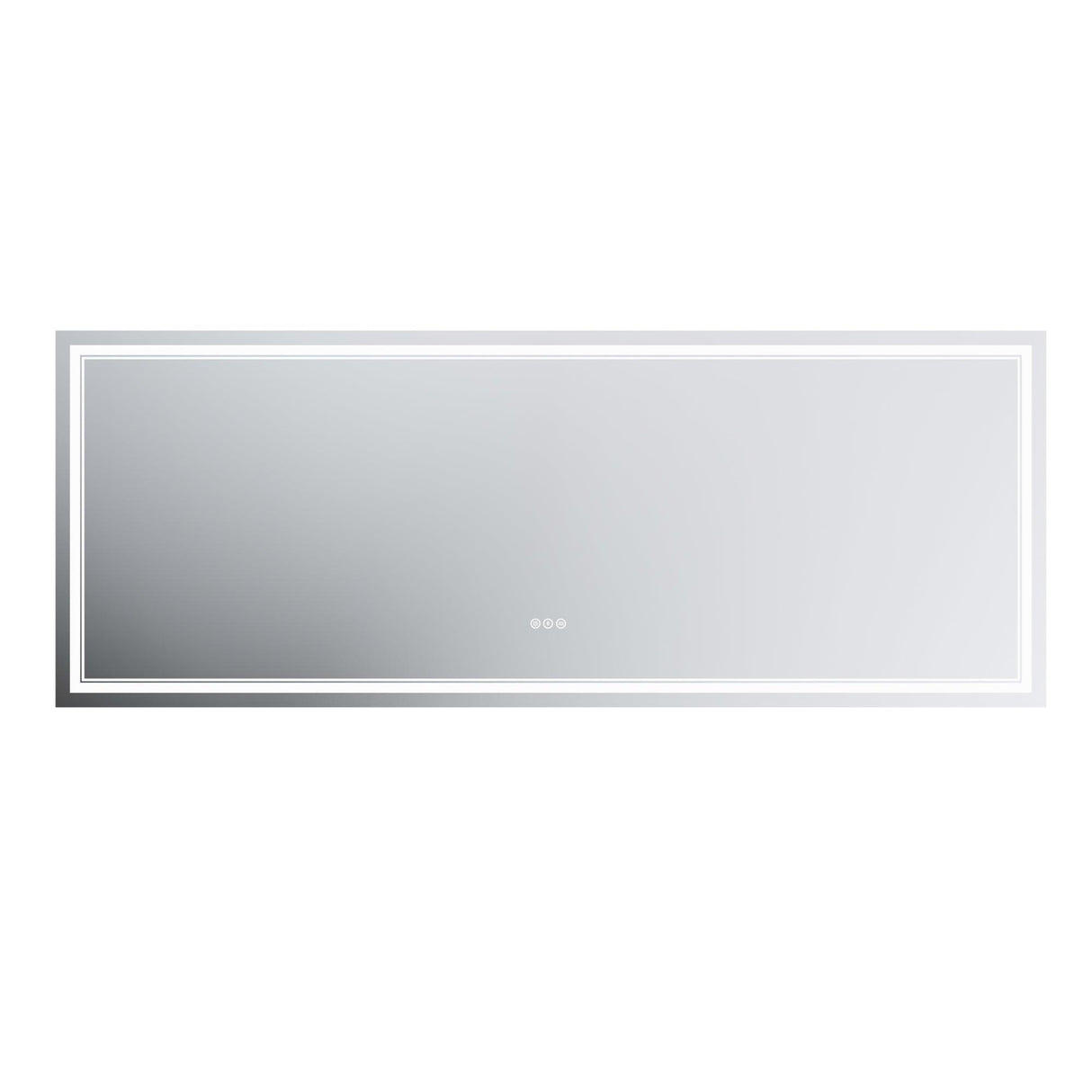 GlareGuard Anti-Fog Bathroom Dimmable Led Mirror Backlit Illuminated Mirror Touch Switch-镜子-Parc Decor