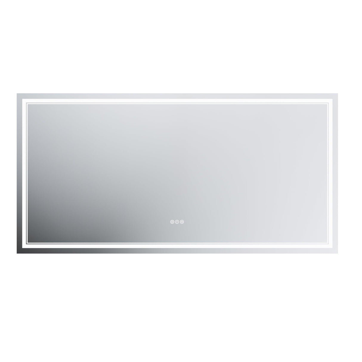 GlareGuard Anti-Fog Bathroom Dimmable Led Mirror Backlit Illuminated Mirror Touch Switch-镜子-Parc Decor