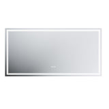 GlareGuard Anti-Fog Bathroom Dimmable Led Mirror Backlit Illuminated Mirror Touch Switch-镜子-Parc Decor