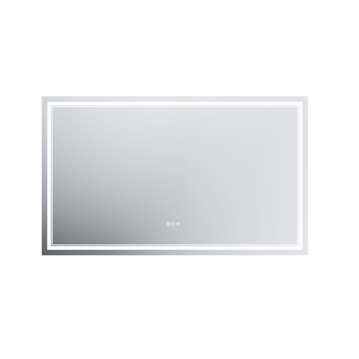 GlareGuard Anti-Fog Bathroom Dimmable Led Mirror Backlit Illuminated Mirror Touch Switch-镜子-Parc Decor