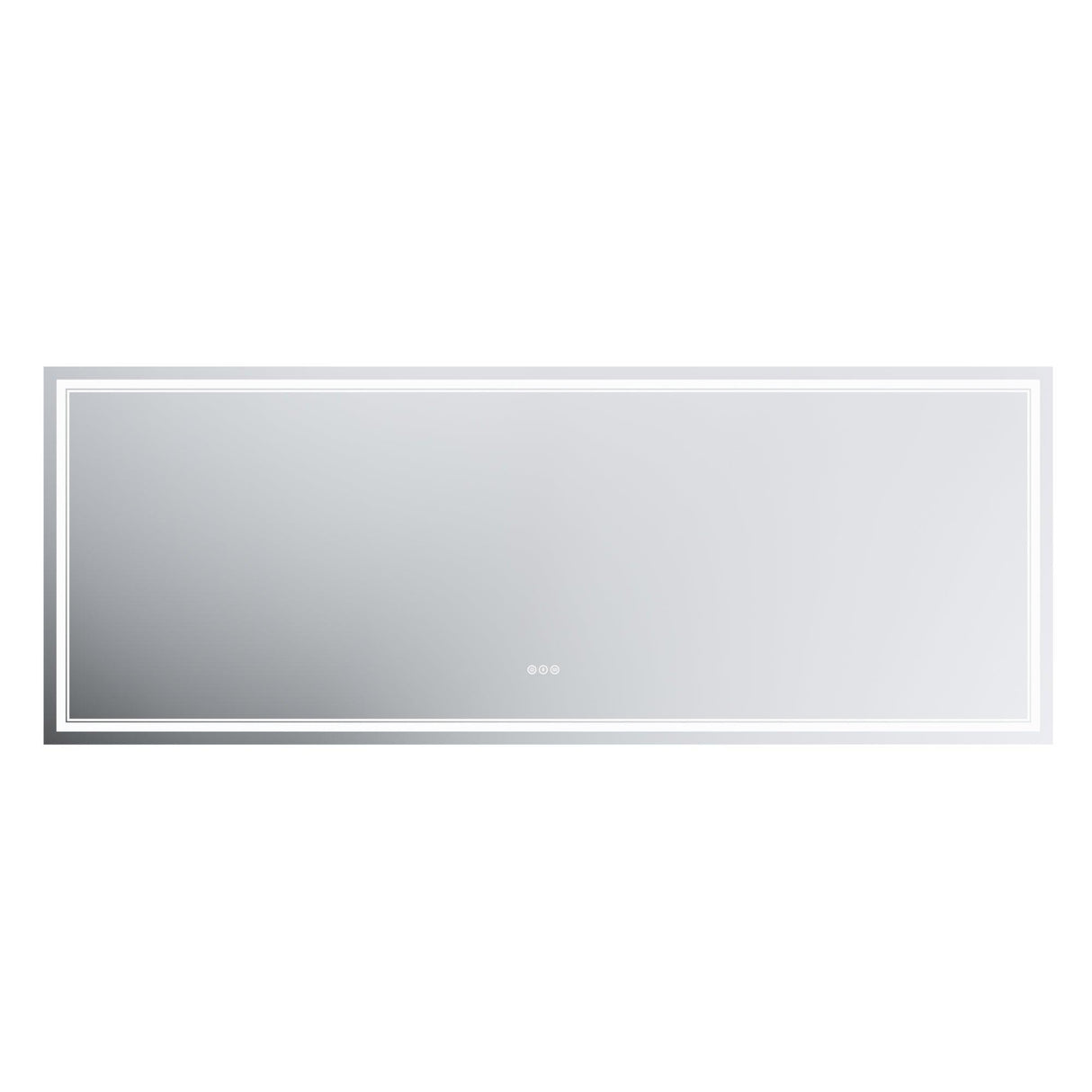 GlareGuard Anti-Fog Bathroom Dimmable Led Mirror Backlit Illuminated Mirror Touch Switch-镜子-Parc Decor