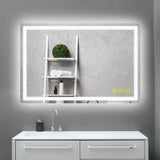 GlareGuard Anti-Fog Bathroom Led Mirror Backlit Illuminated Mirror Touch Switch Dimmable-镜子-Parc Decor
