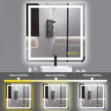 GlareGuard Anti-Fog Bathroom Led Mirror Backlit Illuminated Mirror Touch Switch Dimmable-镜子-Parc Decor
