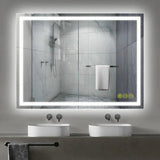 GlareGuard Anti-Fog Bathroom Led Mirror Backlit Illuminated Mirror Touch Switch Dimmable-镜子-Parc Decor