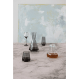Glass Decanter, Smoke Color-Pitchers-Parc Decor