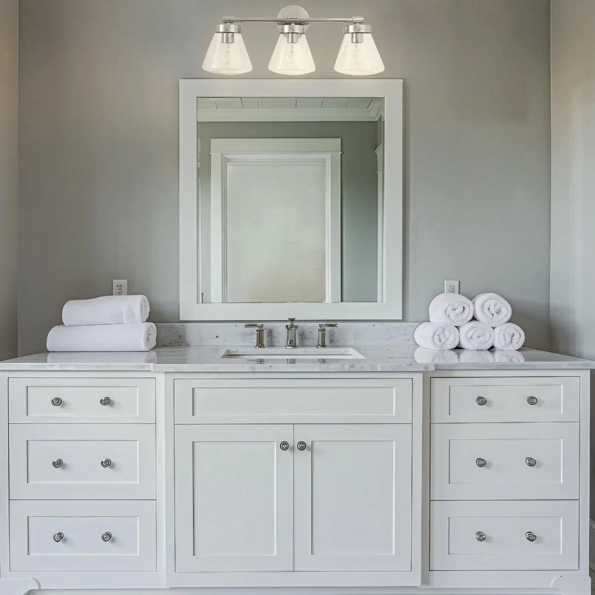 Gleam Modern 3-Light Dimmable Vanity Light