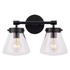 Gleam Modern Farmhouse 2-Light Vanity Light
