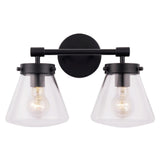 Gleam Modern Farmhouse 2-Light Vanity Light