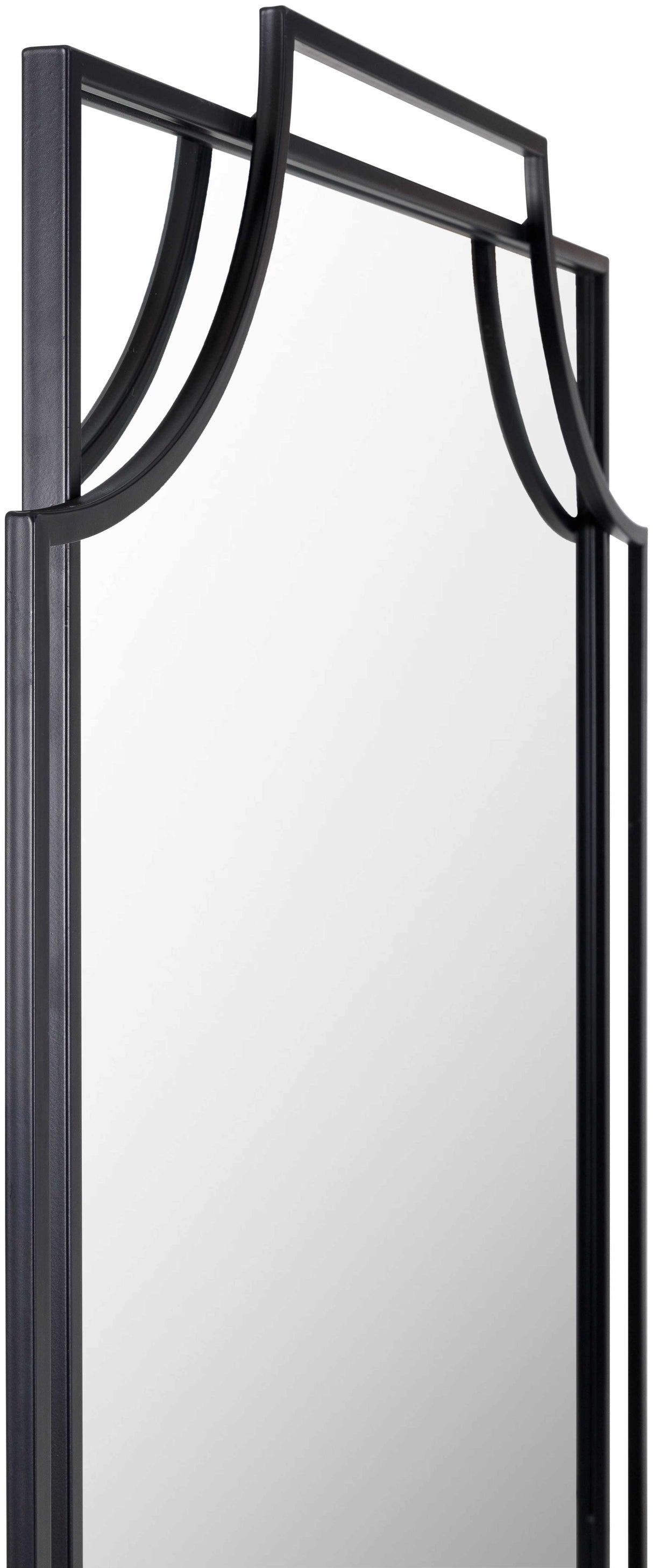 Golasecca Black Frame Mirror-Mirrors-Parc Decor