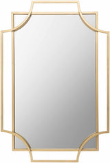 Golasecca Brass Frame Gold Mirror-Mirrors-Parc Decor