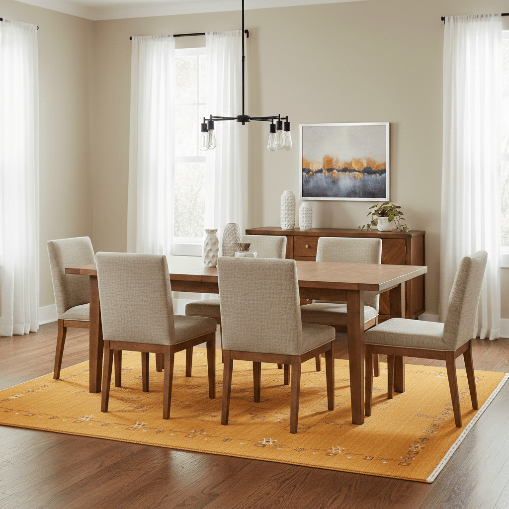 Gold Contemporary Gabbeh Border Design Hand Loomed Wool Area Rug