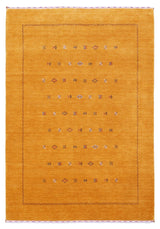 Gold Tribal Center Medallion Hand Loomed Wool Area Rug
