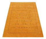Gold Tribal Center Medallion Hand Loomed Wool Area Rug