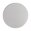 Golden Modern Round Framed Wall Mirror