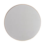 Golden Modern Round Framed Wall Mirror