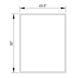Golden Modern Square Framed Wall Mirror