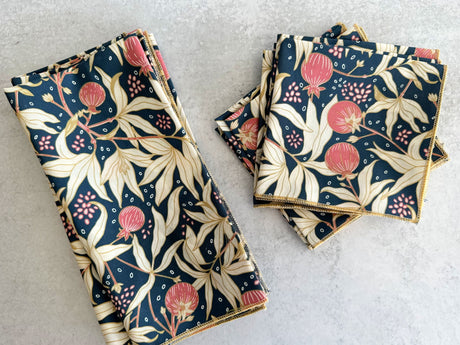 Gooseberry Cloth Napkins, set of four-Cloth Napkins-Parc Decor